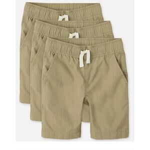 The Children's Place boys Pull On Jogger Shorts Lot Of 6 Husky SZ 18 New Flax